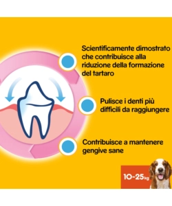 PEDIGREE - DENTASTIX SNACK IGIENE ORALE MEDIUM, 56 PZ
